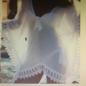 💕 Pretty white lace swim cover up💕